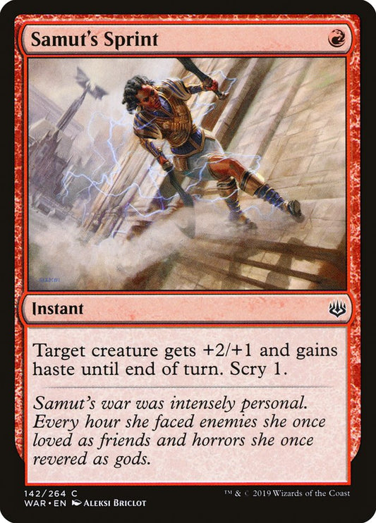 Samut's Sprint - carta Magic The Gathering
