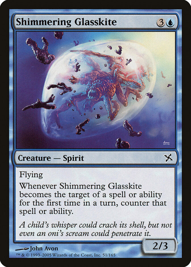 Shimmering Glasskite - carta Magic The Gathering
