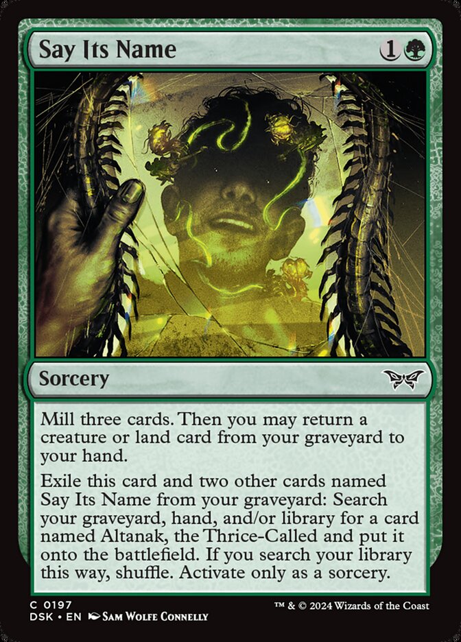 Say Its Name - carta Magic The Gathering
