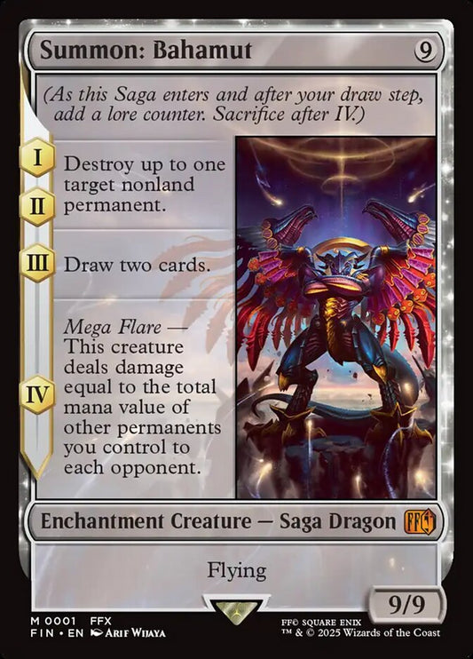 Summon: Bahamut - FIN-001-NF-ENC-FFX-UNI