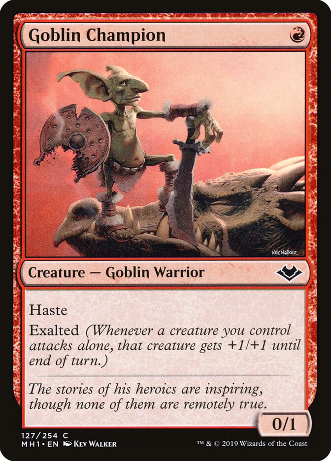 Goblin Champion - carta Magic The Gathering
