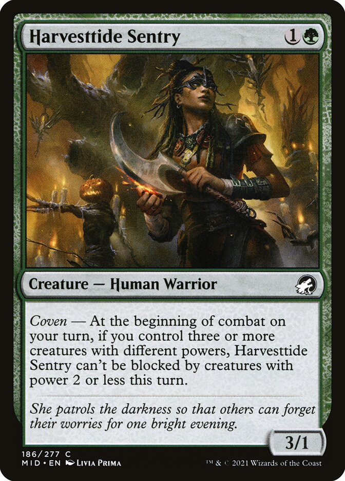 Harvesttide Sentry - carta Magic The Gathering