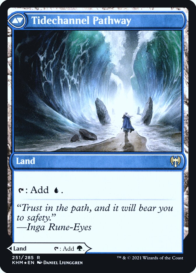 Tidechannel Pathway - carta Magic The Gathering