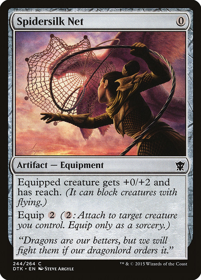 Spidersilk Net - carta Magic The Gathering