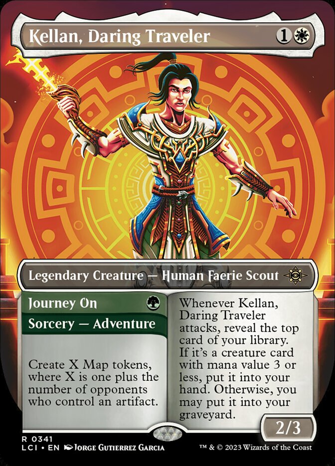 Kellan, Daring Traveler // Journey On - carta Magic The Gathering