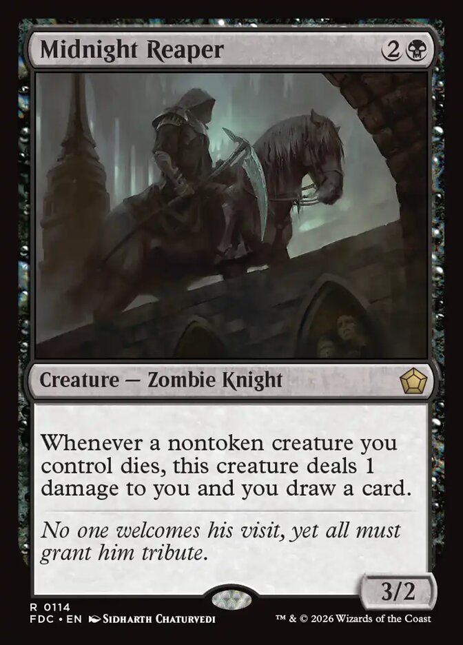 Midnight Reaper - carta Magic The Gathering