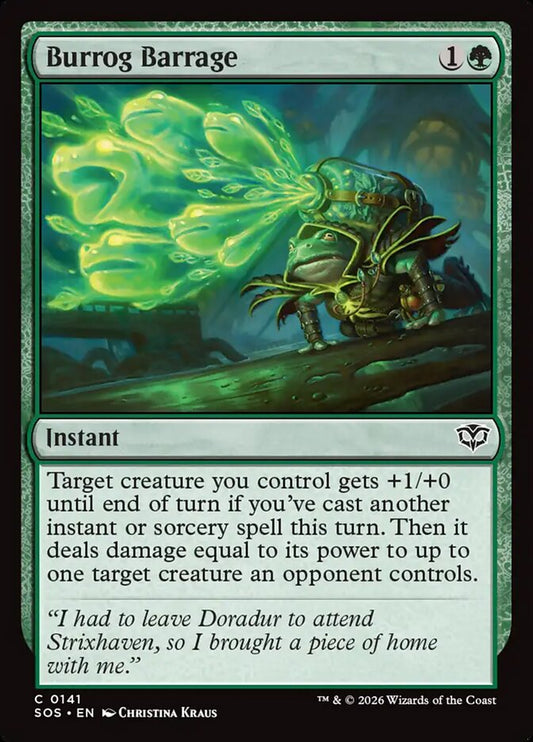 Burrog Barrage - carta Magic The Gathering