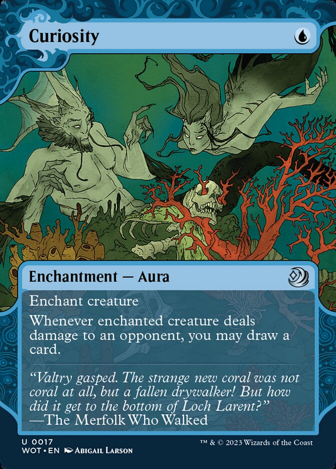 Curiosity - carta Magic The Gathering