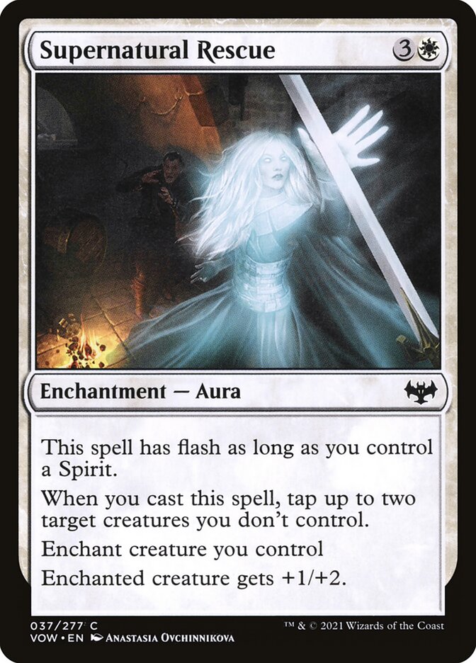 Supernatural Rescue - carta Magic The Gathering
