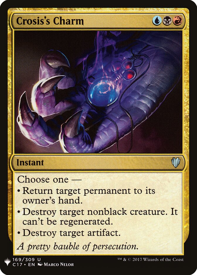 Crosis's Charm - carta Magic The Gathering