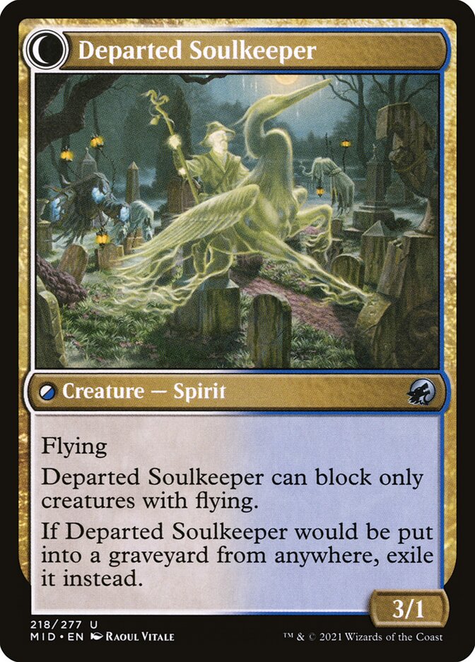 Departed Soulkeeper - carta Magic The Gathering