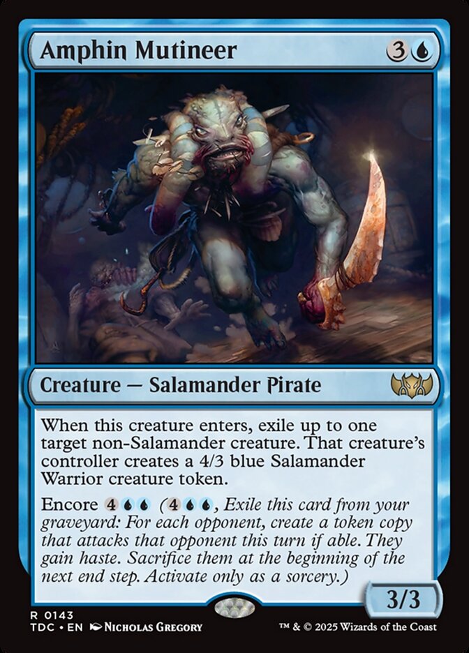 Amphin Mutineer - carta Magic The Gathering