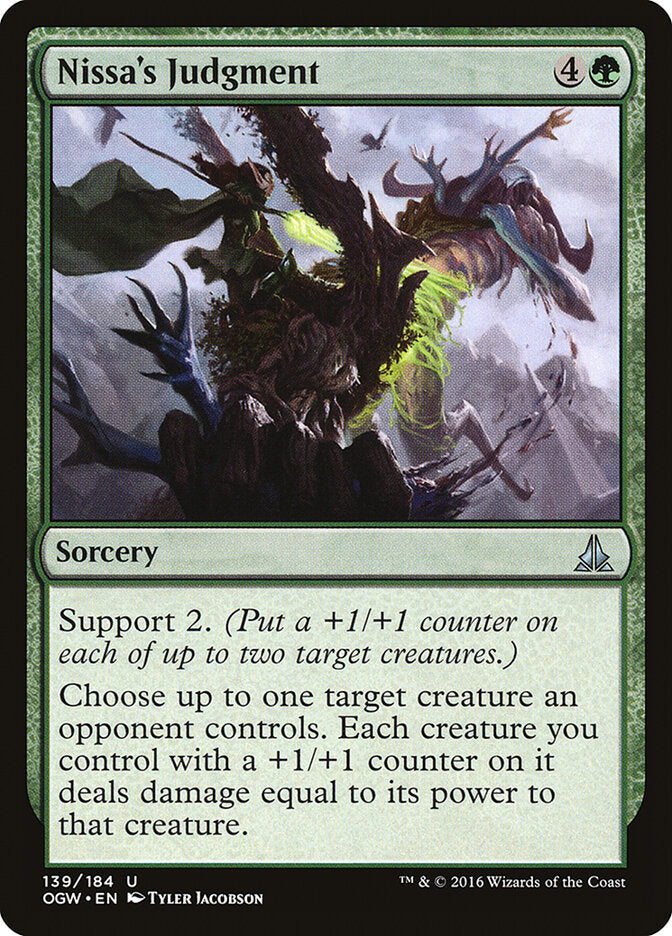 Nissa's Judgment - carta Magic The Gathering