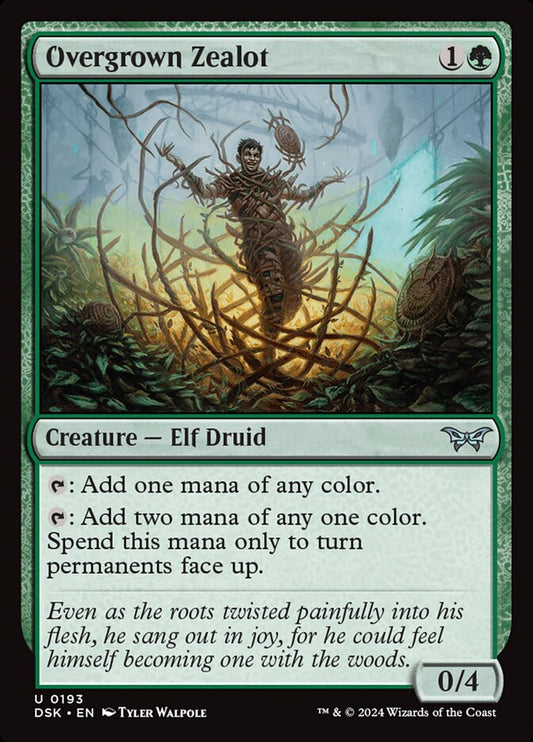 Overgrown Zealot - carta Magic The Gathering
