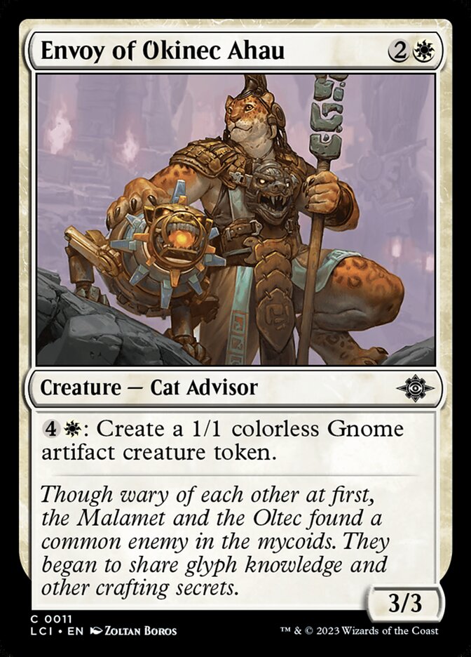 Envoy of Okinec Ahau - carta Magic The Gathering