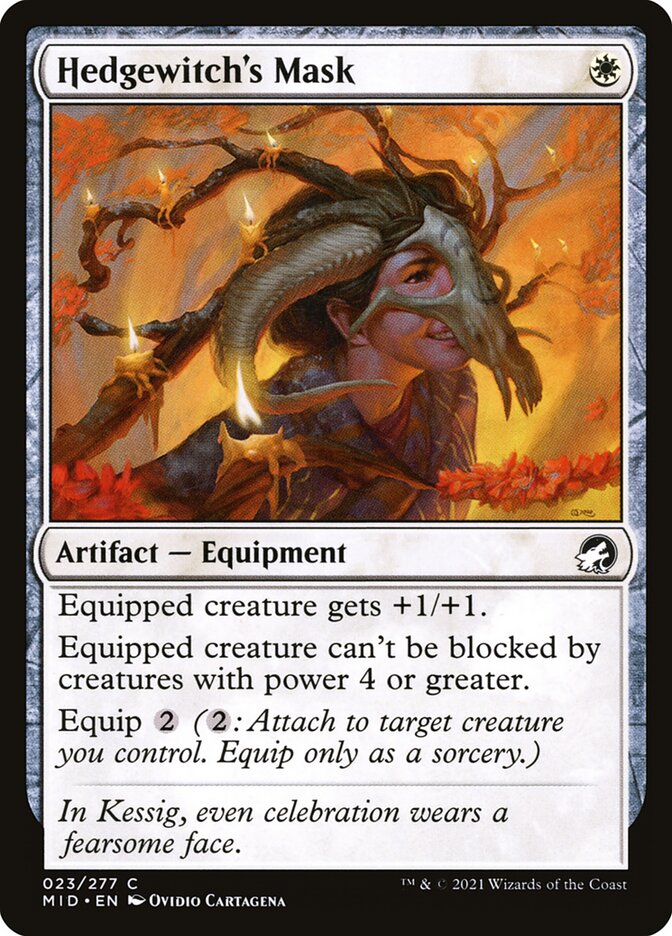 Hedgewitch's Mask - carta Magic The Gathering