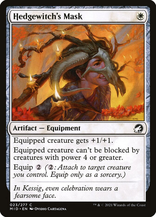 Hedgewitch's Mask - carta Magic The Gathering