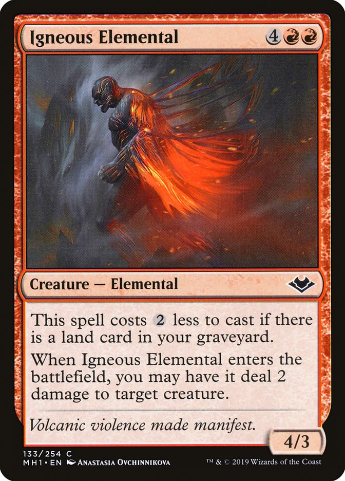 Igneous Elemental - carta Magic The Gathering