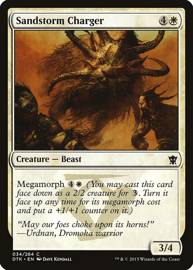 Sandstorm Charger - carta Magic The Gathering