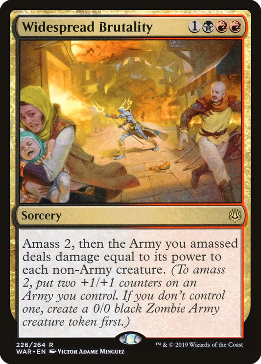 Widespread Brutality - carta Magic The Gathering