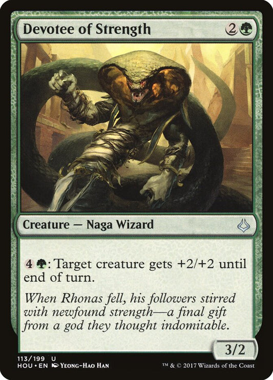 Devotee of Strength - carta Magic The Gathering
