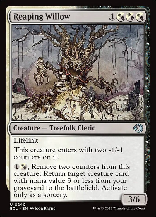 Reaping Willow - carta Magic The Gathering