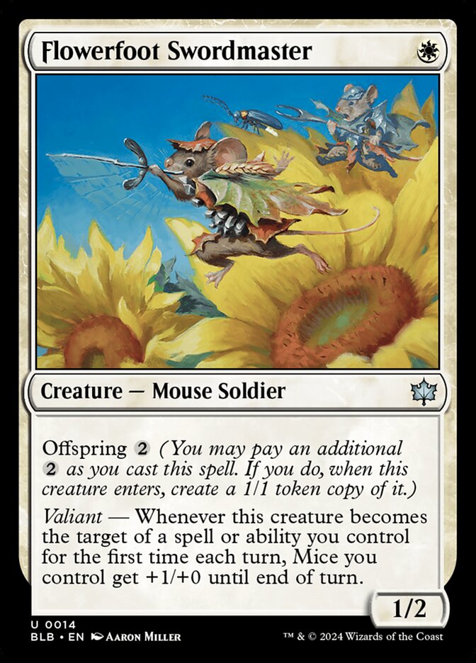 Flowerfoot Swordmaster - BLB-014-F-STD