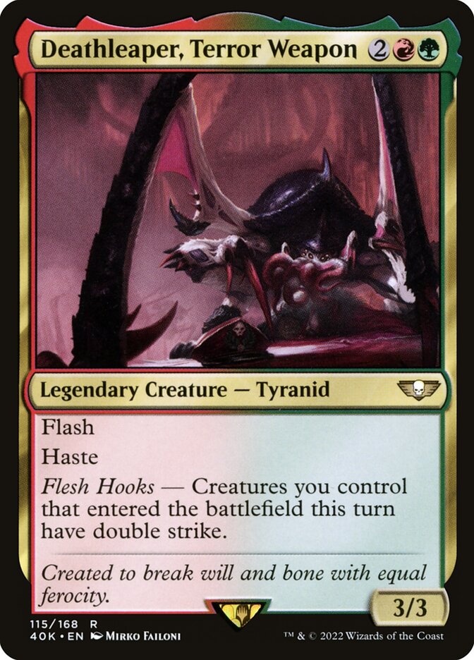 Deathleaper, Terror Weapon - carta Magic The Gathering
