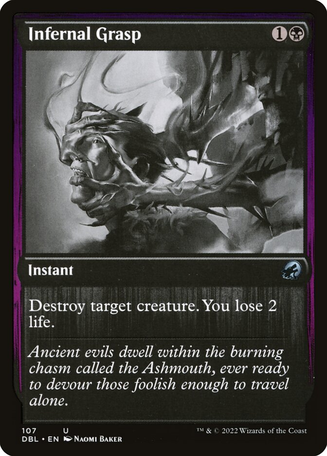 Infernal Grasp - carta Magic The Gathering
