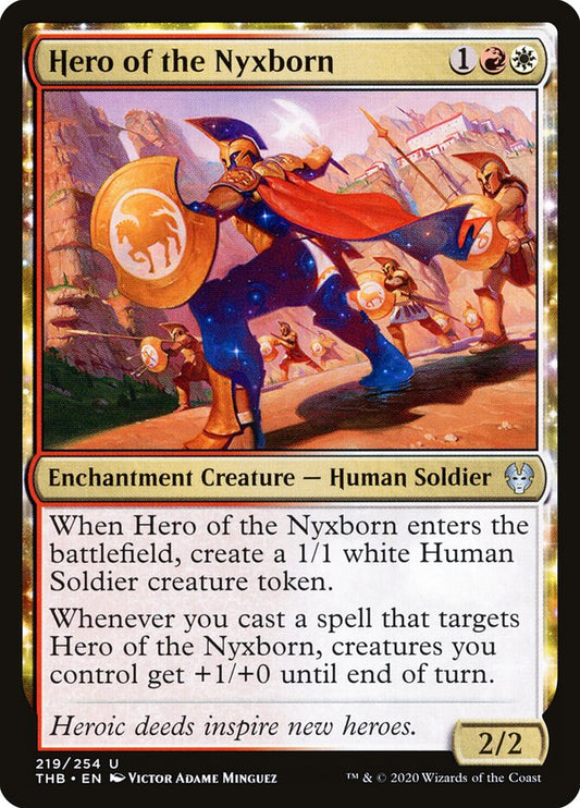 Hero of the Nyxborn - carta Magic The Gathering