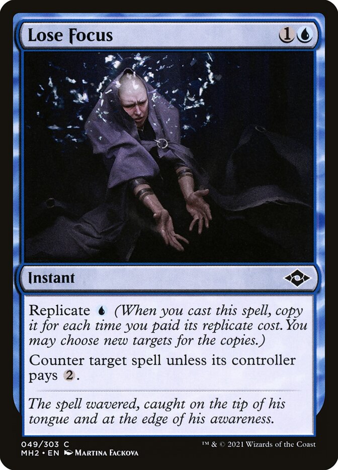 Lose Focus - carta Magic The Gathering