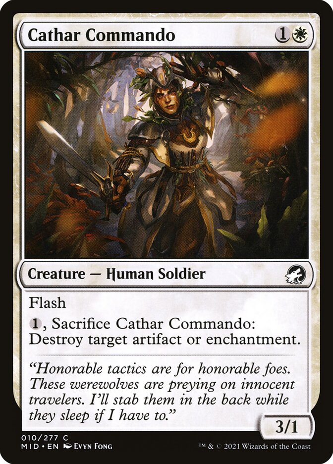 Cathar Commando - carta Magic The Gathering