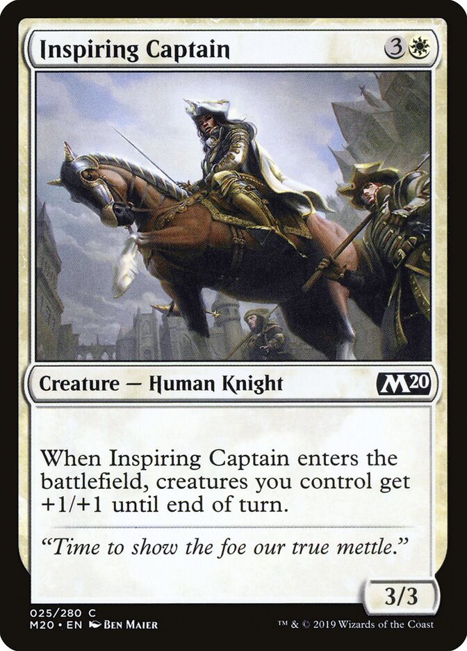 Inspiring Captain - carta Magic The Gathering