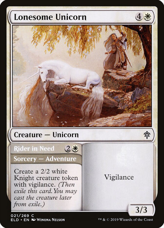 Lonesome Unicorn // Rider in Need - carta Magic The Gathering