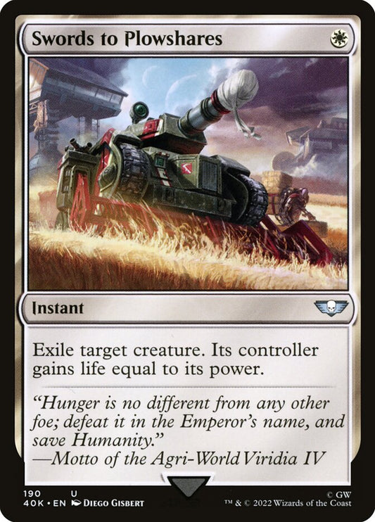 Swords to Plowshares - 40K-190-NF-UNI