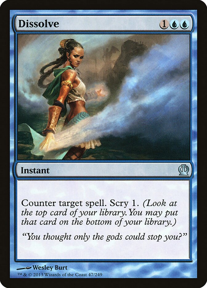 Dissolve - carta Magic The Gathering