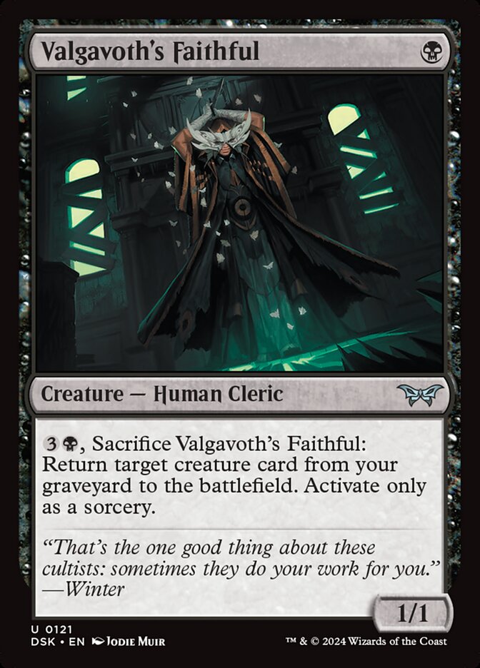 Valgavoth's Faithful - carta Magic The Gathering
