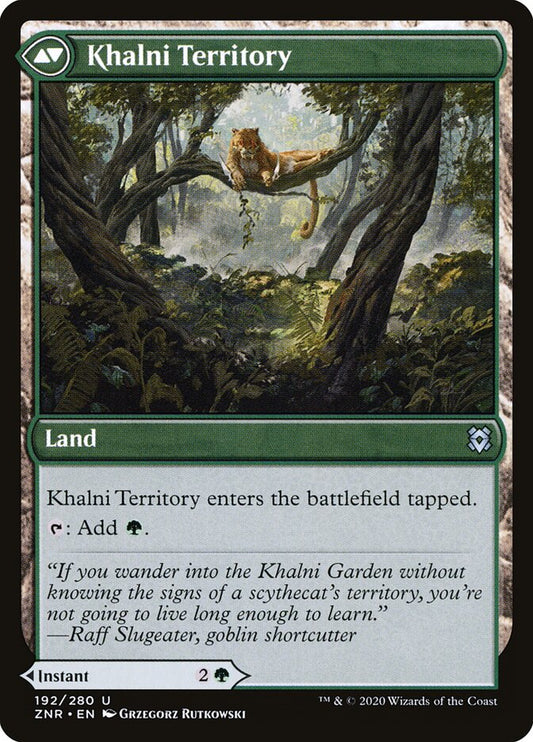 Khalni Territory - carta Magic The Gathering