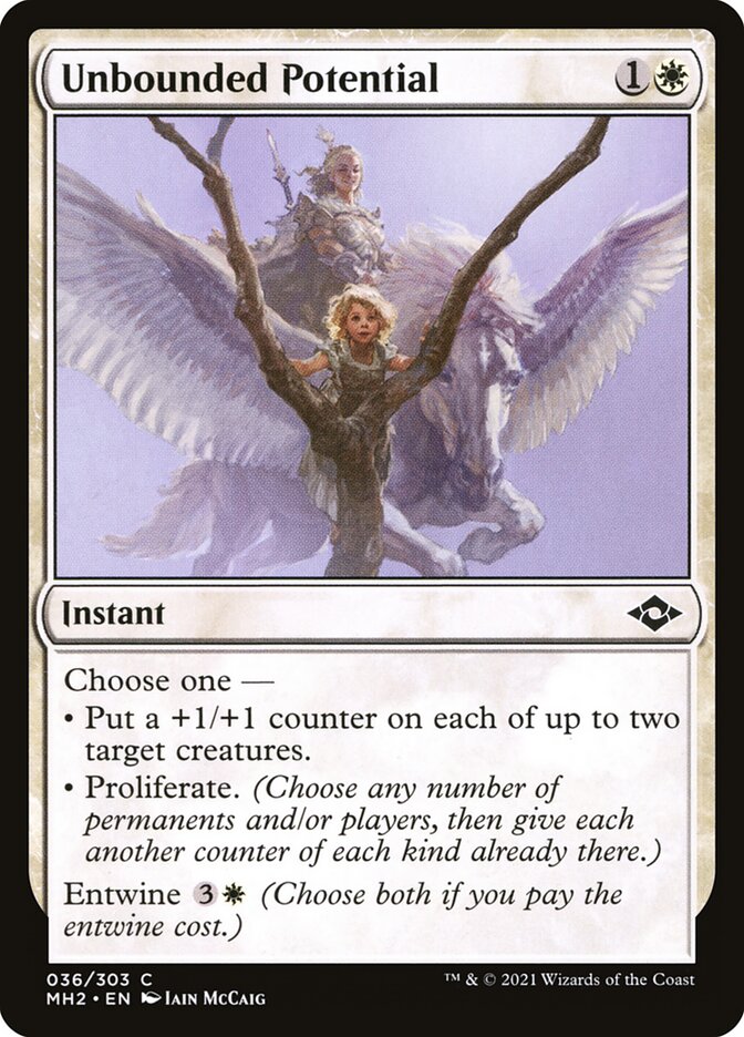 Unbounded Potential - carta Magic The Gathering