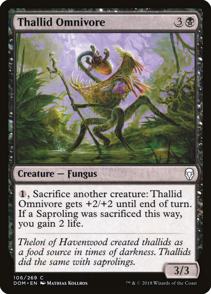 Thallid Omnivore - carta Magic The Gathering