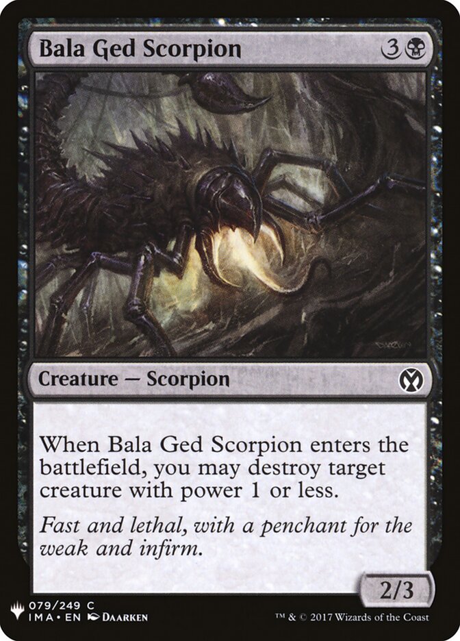 Bala Ged Scorpion - carta Magic The Gathering