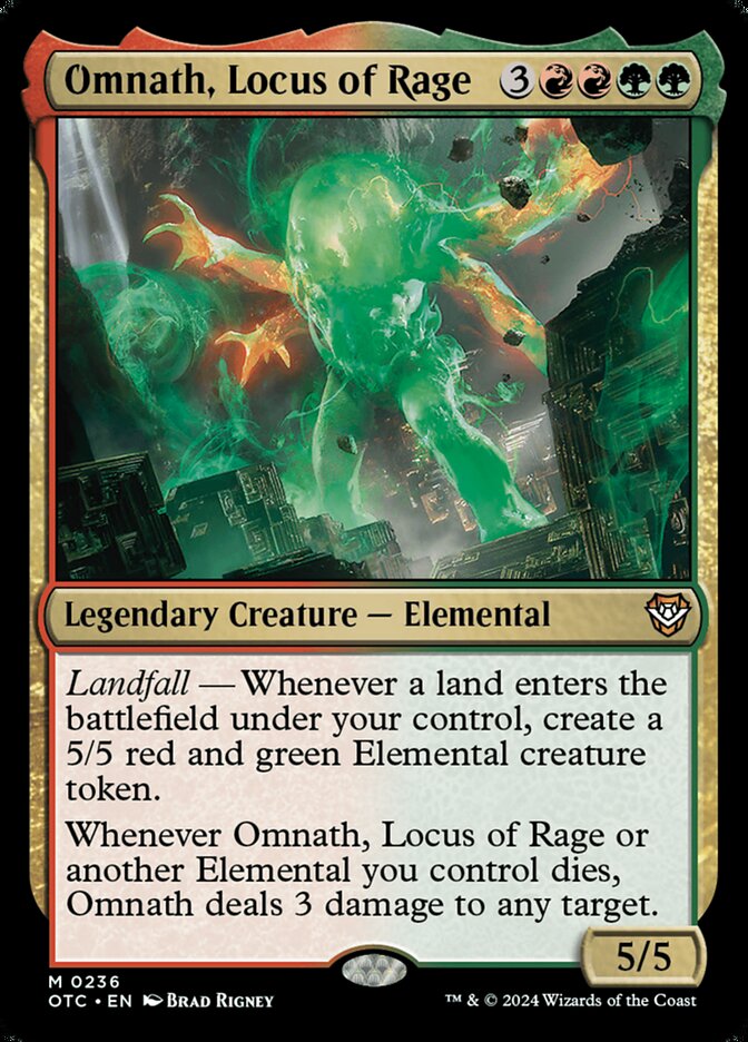 Omnath, Locus of Rage - carta Magic The Gathering