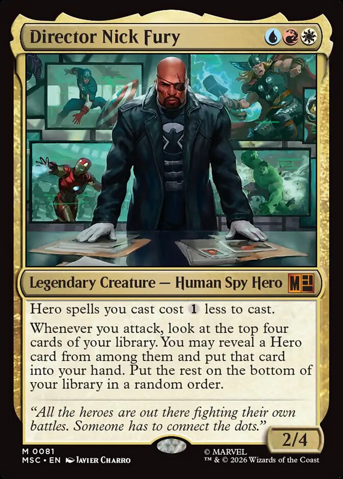 Director Nick Fury - carta Magic The Gathering