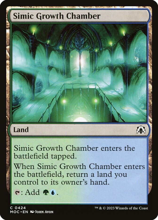 Simic Growth Chamber - carta Magic The Gathering