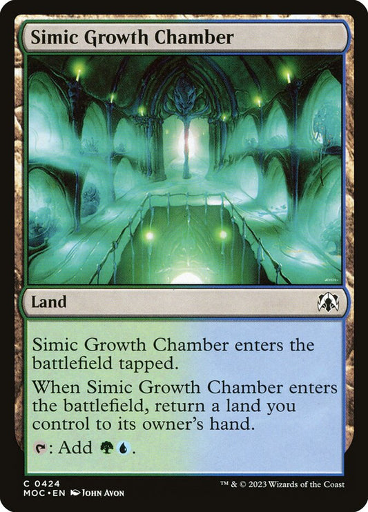 Simic Growth Chamber - carta Magic The Gathering
