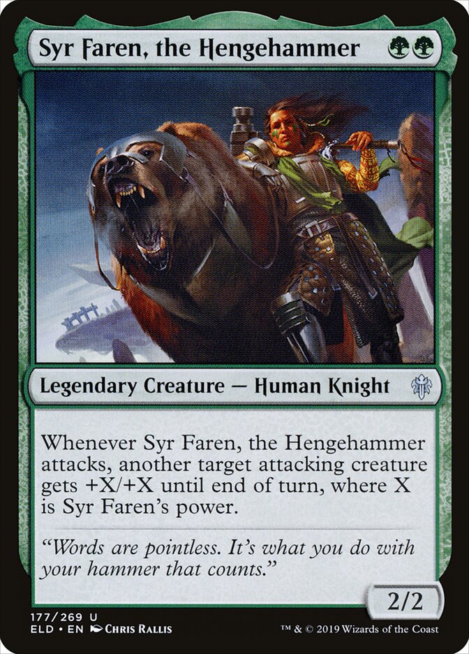 Syr Faren, the Hengehammer - carta Magic The Gathering