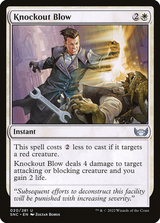 Knockout Blow - carta Magic The Gathering