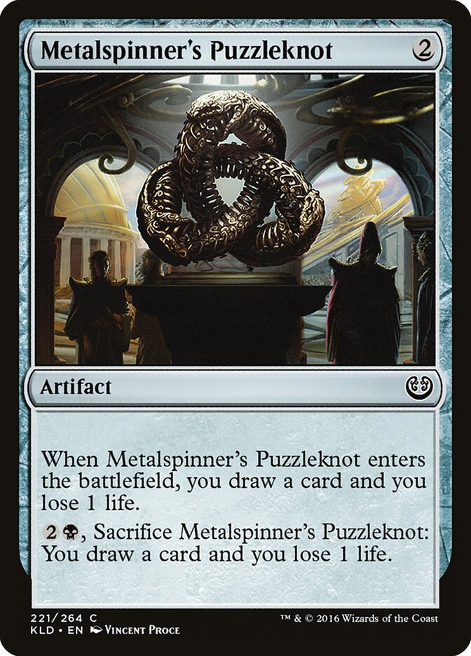 Metalspinner's Puzzleknot - carta Magic The Gathering