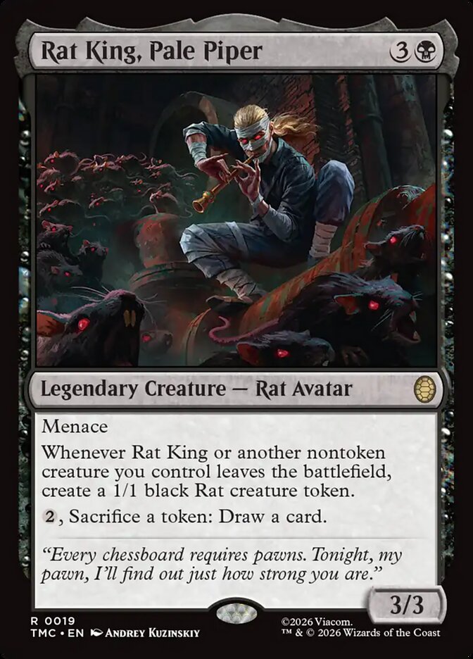 Rat King, Pale Piper - carta Magic The Gathering