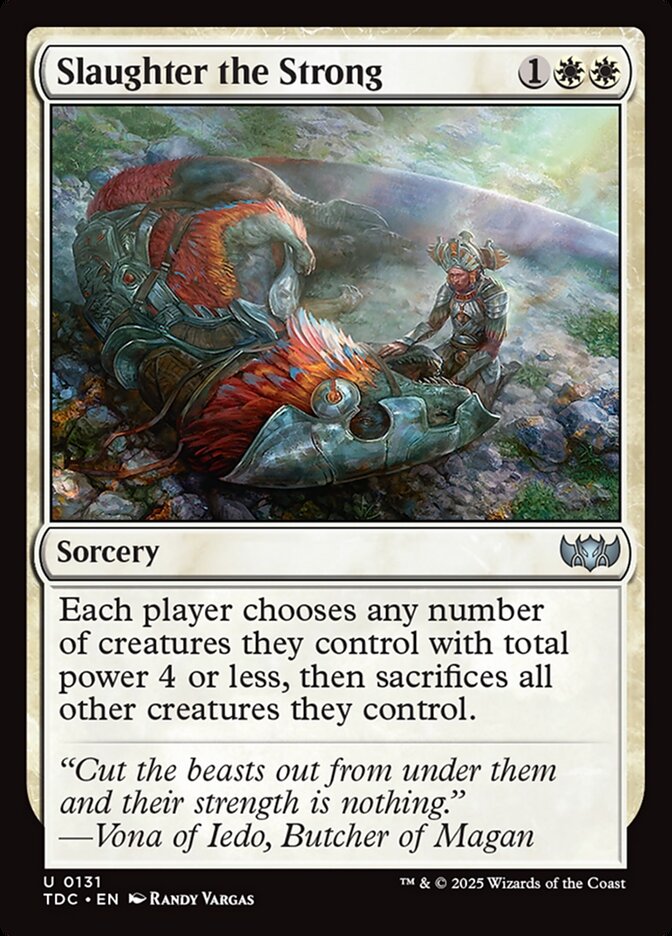 Slaughter the Strong - carta Magic The Gathering